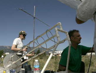 Antenna Range in operation