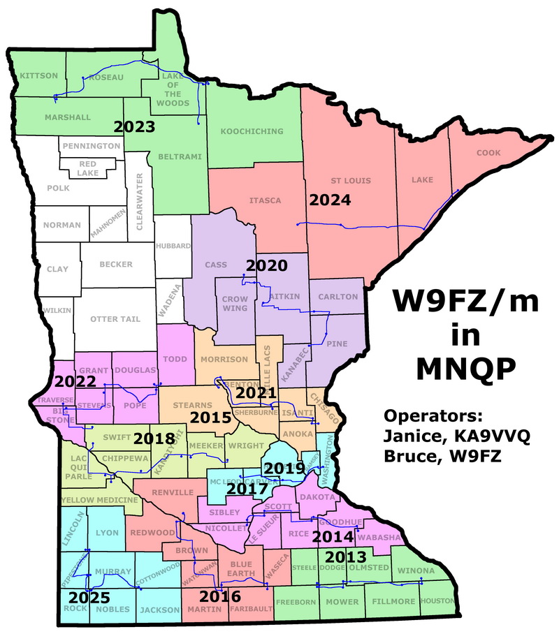 W9FZ/m in Minnesota QSO Party