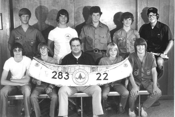 Tom Crocker with his last Crew 1975